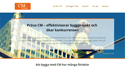Desktop Screenshot of cm-bolagen.se