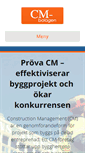 Mobile Screenshot of cm-bolagen.se